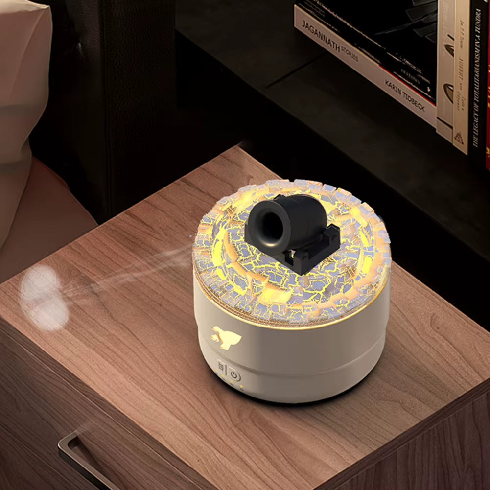 Volcanic Crack Light Cannons Humidifier - Essential Oil Aromatherapy Diffuser