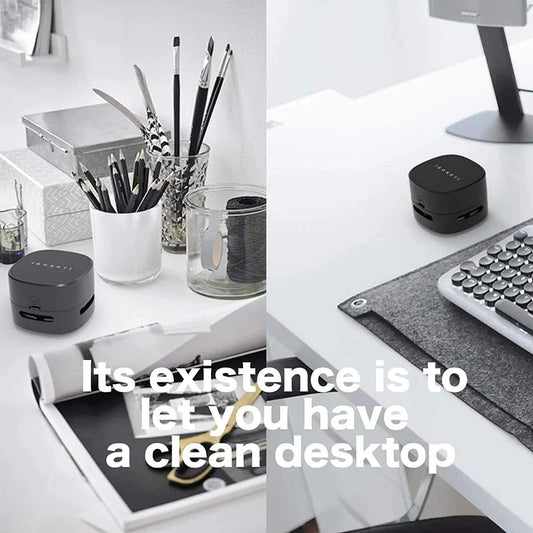 Mini Desktop Vacuum Cleaner, Office Desk Dust Tool, Home Computer Vacuum Cleaner, Car Cleaning Tool, Giving You a Clean Side